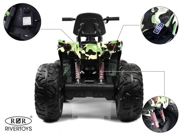 Детский электроквадроцикл A111AA 4WD